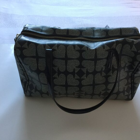 KATE SPADE KALEIGH PEBBLED ACE OF SPADES SATCHEL - Picture 3 of 5